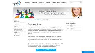 Sage Abra Suite | Flexible HR & Payroll Solutions | Blytheco