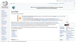 Act! CRM - Wikipedia