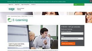 E-Learning - Specialised Training - Sage UK