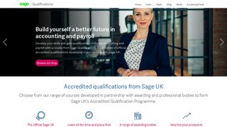 Sage Qualifications - Training & Software