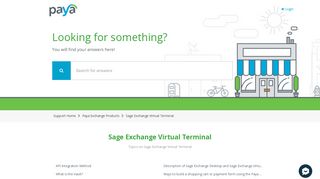 Sage Exchange Virtual Terminal - Paya