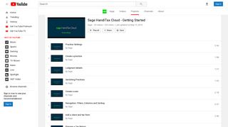 Sage HandiTax Cloud - Getting Started - YouTube