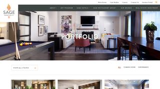 Sage Hospitality Hotel Portfolio - Managing 75+ Hotels