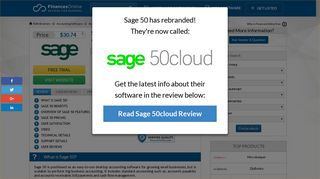 Sage 50 Reviews: Overview, Pricing & Features - FinancesOnline.com