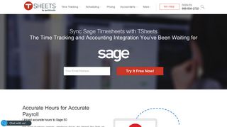 Sage Timesheet and Time Clock Software – 1 Click Import! – TSheets