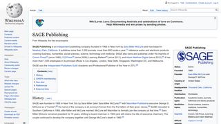SAGE Publishing - Wikipedia