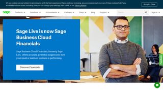 Sage Live is now Sage Business Cloud Financials | Sage UK