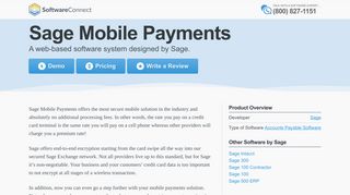 Sage Mobile Payments | Accounts Payable Software | 2018 Reviews