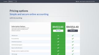 Pricing & Benefits | Home | Accounting - Sage One Accounting