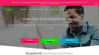 Secure Online Accounting | Simple Payroll Software | Sage Business ...