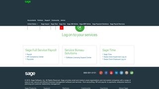 Sage Payroll Services Logon | Sage US