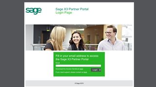Login Page | Sage X3