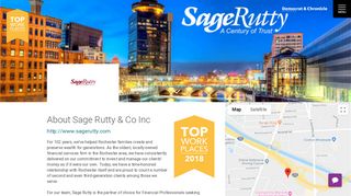 Top Workplaces | Sage Rutty & Co Inc