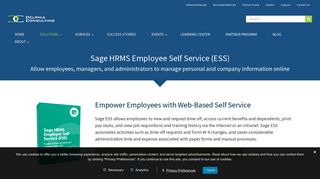 Sage Employee Self Service (ESS) - Delphia Consulting
