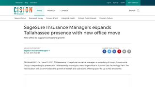 SageSure Insurance Managers expands Tallahassee presence with ...