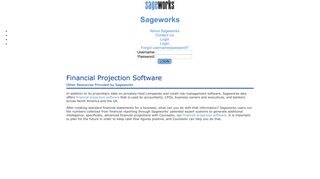 Financial Projection Software | Sageworks Analyst