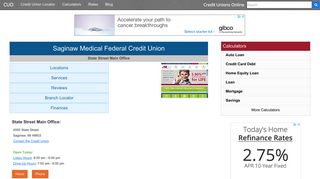 Saginaw Medical Federal Credit Union - Saginaw, MI