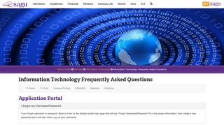 Information Technology Frequently Asked Questions - SAGU