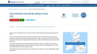 Sahara Care Ltd - Care Homes