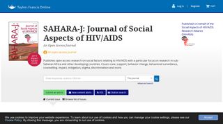 SAHARA-J: Journal of Social Aspects of HIV/AIDS: Vol 15, No 1
