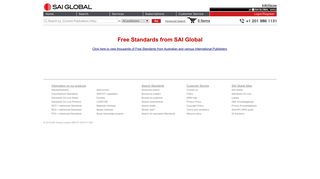 Free Standards from SAI Global - SAI Global Store