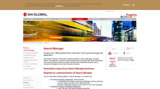 Search Manager - SAI Global