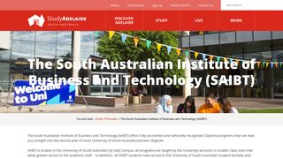 The South Australian Institute of Business and Technology (SAIBT ...