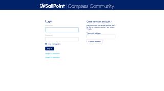 Login |Compass - SailPoint Community