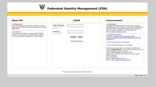 Federated Identity Management (FIM) Portal