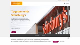 Together with Sainsbury's: Login