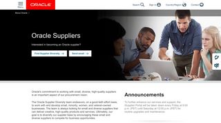 Oracle Suppliers