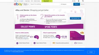 Earn Nectar Points and Rewards - eBay