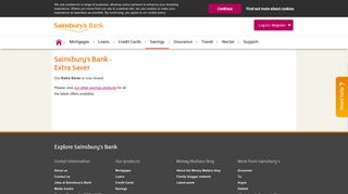 Extra Saver l Savings Account l Sainsbury's Bank