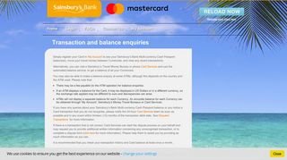 Balance Enquiries | Sainsbury's Bank Multi-currency Cash Passport ...
