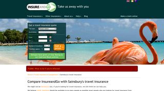 Compare Our Cheap Travel Insurance With Sainsbury's - InsureandGo