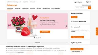 Sainsbury's online Grocery Shopping and Fresh Food Delivery