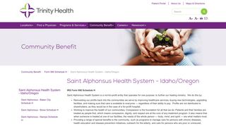 Saint Alphonsus Health System - Idaho/Oregon - Trinity Health ...