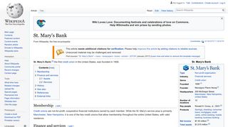 St. Mary's Bank - Wikipedia