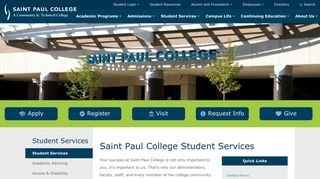 Student Services - Saint Paul College
