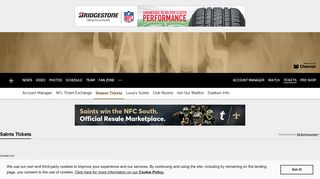 Saints Tickets | New Orleans Saints | NewOrleansSaints.com