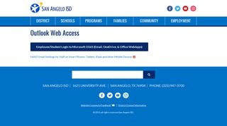 Webmail - San Angelo ISD