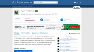 SAIT TDC - Software Informer. Manage your courses and visualize ...