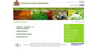 Sakala - Karnataka Forest Department