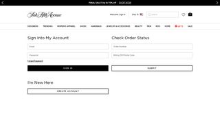Your Account - Saks Fifth Avenue