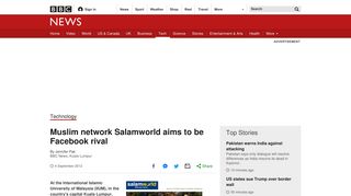 Muslim network Salamworld aims to be Facebook rival - BBC News