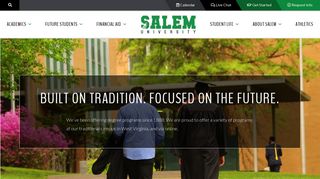 Salem University - Traditional and Online College Degree Programs