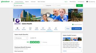 Salem Health Employee Benefits and Perks | Glassdoor
