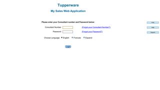 My Sales - Tupperware | My Sales Web Application