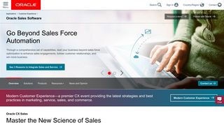 Sales Cloud - Sales Software | Oracle