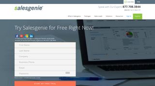 Salesgenie - Register For Your Free 3-Day Trial Today